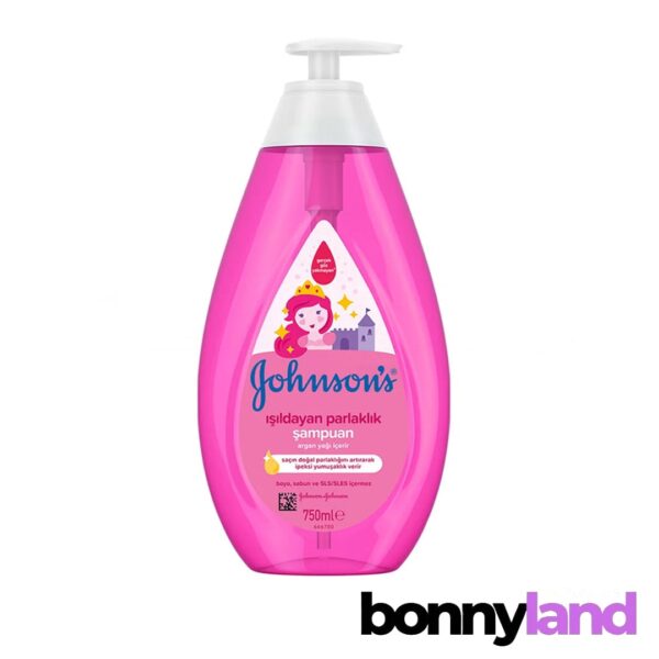 شامپو بچه جانسون JOHNSON مدل Isildayan Parlaklik روغن آرگان حجم 500 میل