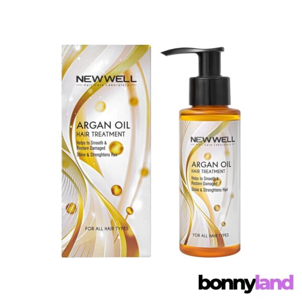 روغن آرگان نیوول NEWWELL مدل Hair Treatment مناسب انواع مو 100 میل