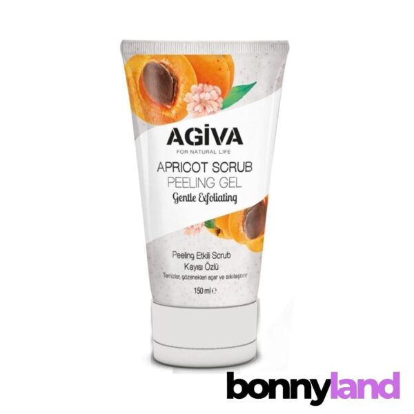 اسکراب لایه بردا اگیوا AGIVA با رایحه زردآلو حجم 150 میل
