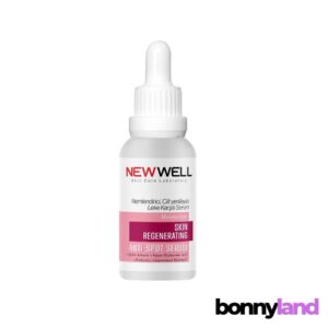 سرم ضد لک و مرطوب کننده نیوول NEWWELL حاوی ویتامین C و هیالورونیک اسید 30 میل: پوستی شفاف، شاداب و بدون لک