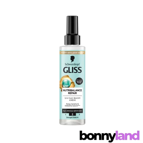 اسپری مو دو فاز گلیس GLISS مدل NutriBalance Repair مناسب موهای مستعد ریزش 200 میل
