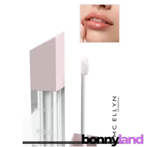 رژ لب مایع مک الین مدل MORE LIP KISS TRANSPARENT: درخشش طبیعی و مراقبت از لب‌ها