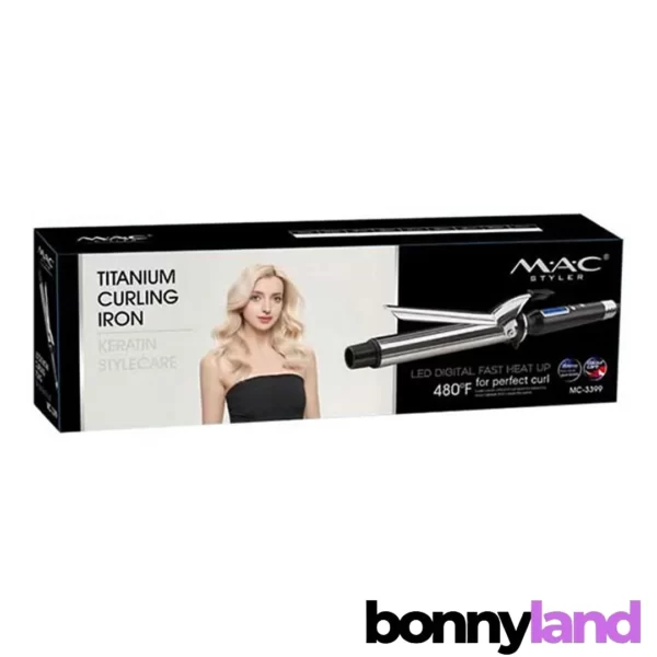 فر کننده مو مک استایلر MAC STYLER مدل MC-3399 با میله تیتانیومی 22 میلی متری: فرهای بدون زحمت، درخشش سالم - Image 3