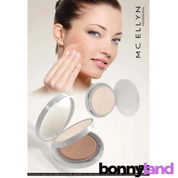 پودر پنکیک کلاژن مک الین COLLAGEN COMPACT POWDER: پوستی صاف، مات و جوان با پوششی طبیعی - Image 5