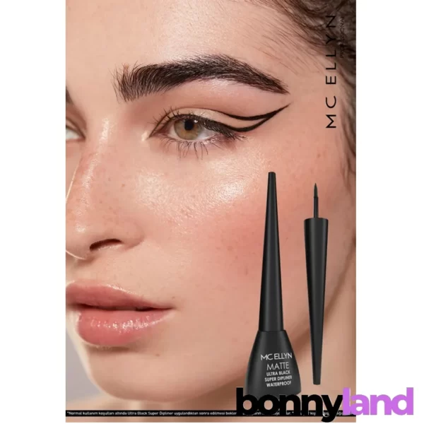 خط چشم مایع مات مک الین مدل ULTRA BLACK SUPER DIPLINER: خطوط مشکی و دقیق برای نگاهی جذاب - Image 5