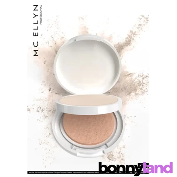 پودر پنکیک کلاژن مک الین COLLAGEN COMPACT POWDER: پوستی صاف، مات و جوان با پوششی طبیعی - Image 3