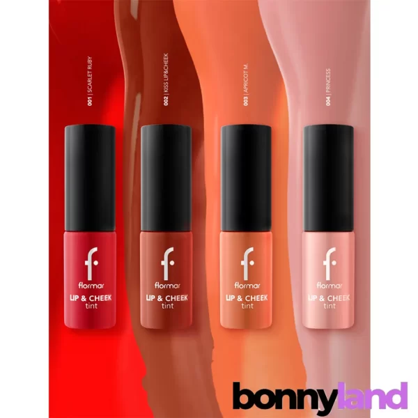 تینت لب و گونه فلورمارشماره 001 مدل Lip & Cheek Tint: زیبایی طبیعی و ماندگار - Image 7