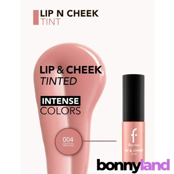 تینت لب و گونه فلورمارشماره 004 مدل Lip & Cheek Tint: زیبایی طبیعی و ماندگار - Image 4