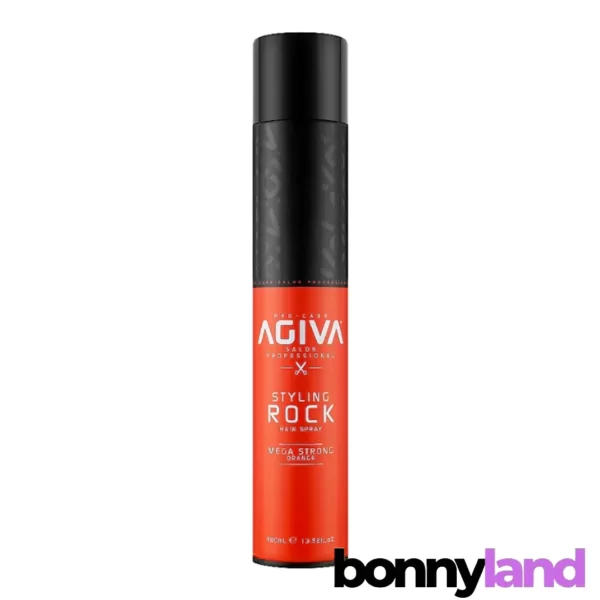 اسپری حالت دهنده مو آگیوا AGIVA مدل Styling Rock: تثبیت فوق قوی و ماندگار برای موهای شما