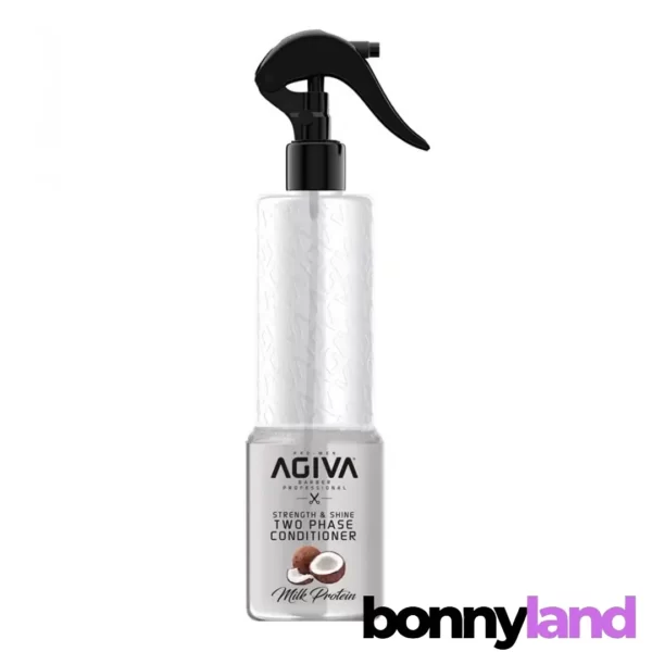 اسپری دوفاز آگیوا AGIVA مدل Coconut Oil: احیا و درخشش مو با روغن نارگیل