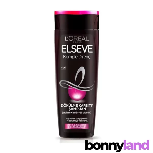 شامپو ضد ریزش لورآل السیو مشکی Loreal مدل Komple Direnç: خداحافظی با ریزش مو