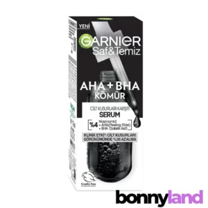 سرم لایه بردار زغال AHA+ BHA گارنیر: پاکسازی عمیق و روشن کننده پوست