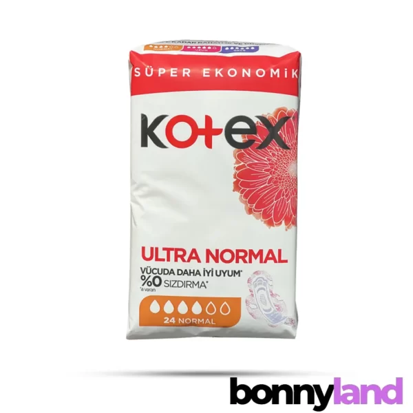 نوار بهداشتی کوتکس نرمال مدل Ultra Normal بسته 24 عددی