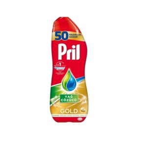ژل ظرفشویی پریل گلد 50 بار مصرف 900 میل PRILGOLD