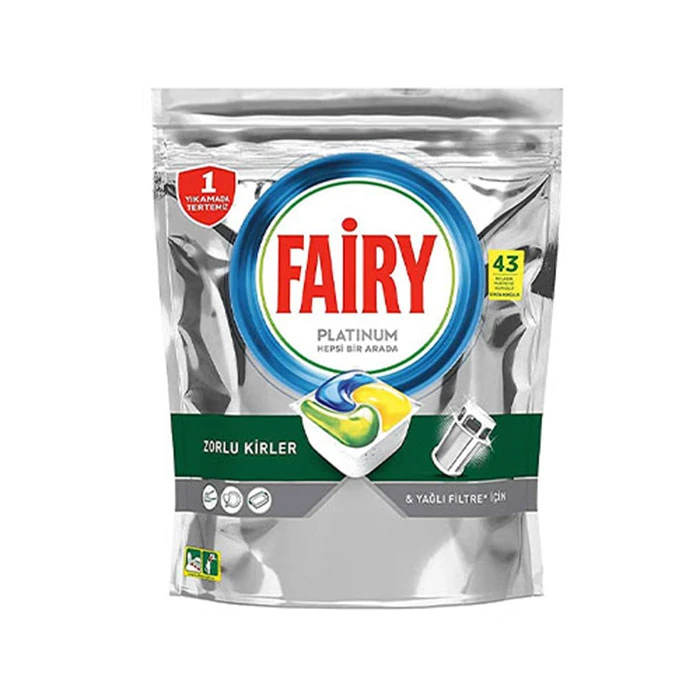 قرص ماشین ظرفشویی پلاتینیوم فیری 43 عددی