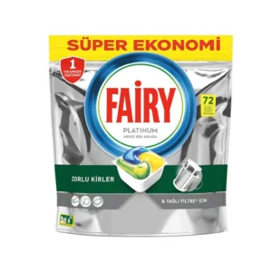 قرص ماشین ظرفشویی پلاتینیوم فیری 72 عددی