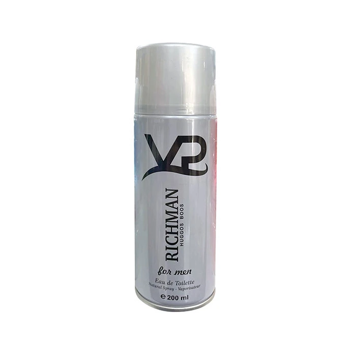 VP RICHMAN Men's Deodorant Spray, 200 ml اسپری خوشبو کننده مردانه VP مدل RICHMAN حجم 200 میل