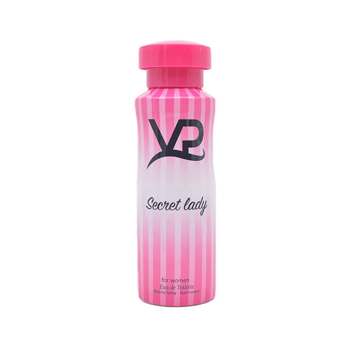 VP Secret Lady Women's Perfume Spray, 200 ml اسپری خوشبو کننده زنانه VP مدل Secret Lady حجم 200 میل
