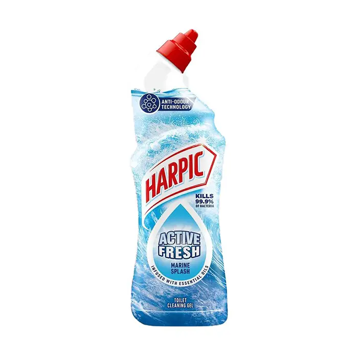 Harpic Active Fresh Marine Splash Żel do WC 750ml ژل پاک کننده توالت ACTIVE FRESH رایحه دریایی هارپیک 750 میل - Image 1