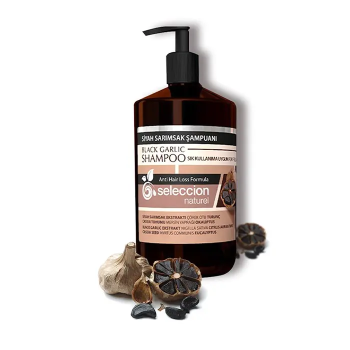 Seleccion Naturel Sıyah Sarımsak Sampuan 1000Ml شامپو ضد ریزش سیر سیاه سلکشن 1000 میل - Image 1