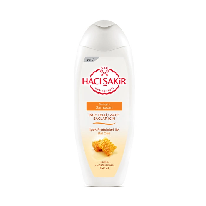 haji-shaker-honey-shampoo-for-weak-and-thin-hair-500-ml شامپو موهای ضعیف و نازک عسل حاجی شاکر