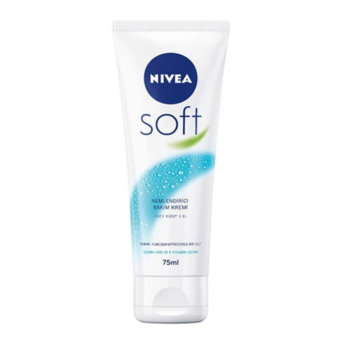 nivea-soft-moisturizing-hand-and-face-cream-75-ml-tube کرم مرطوب کننده دست و صورت نیوآ