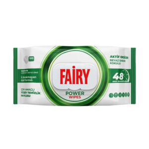 دستمال مرطوب مخصوص تی فیری مدل power 50 برگی