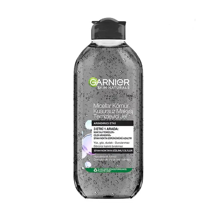 Garnier Charcoal Perfect Micelar Water 400Ml میسلارواتر زغالی گارنیر