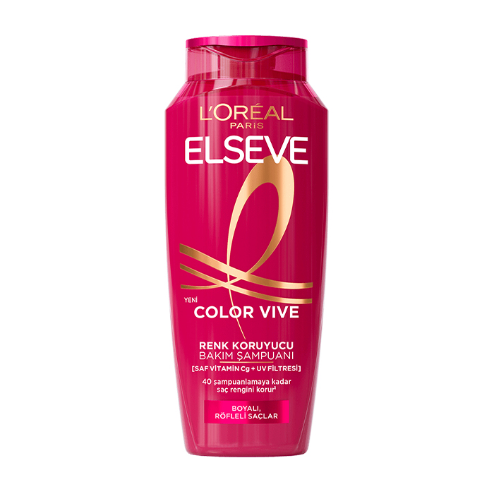 LOREAL ELSEVE Color Vive Renk Koruyucu Bakım Şampuanı 300ML شامپو مو رنگ شده لورآل color vive حجم 300 میل