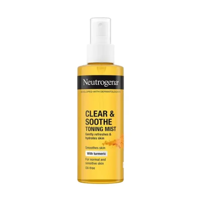 Neutrogena Soothing Clear Yüz Bakım Spreyi 125 ml تونر زردچوبه نییتروژینا 125 میل