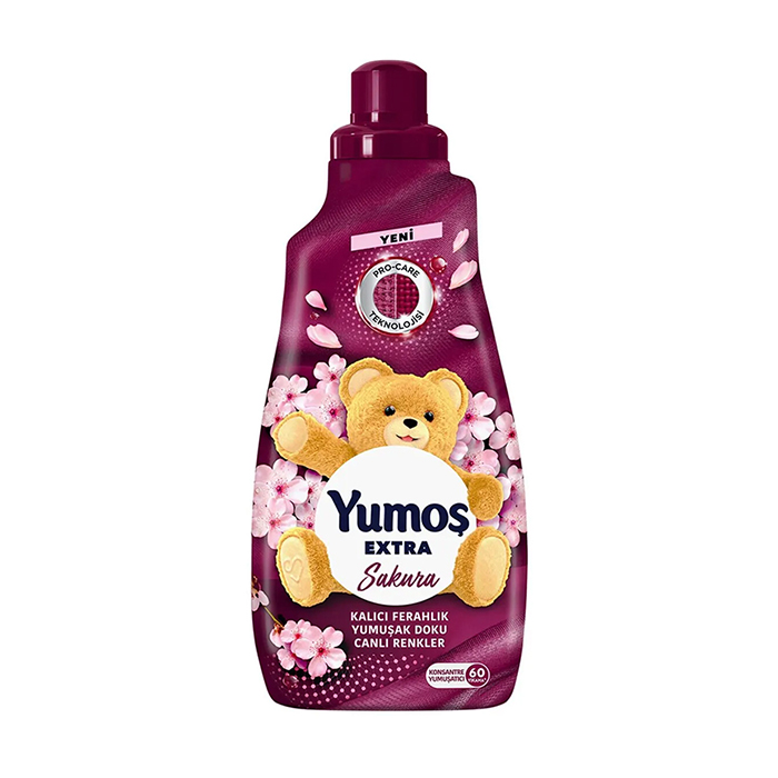 Yumoş Extra Fabric Softener Sakura 1440 ml نرم کننده لباس یوموش مدل sakura