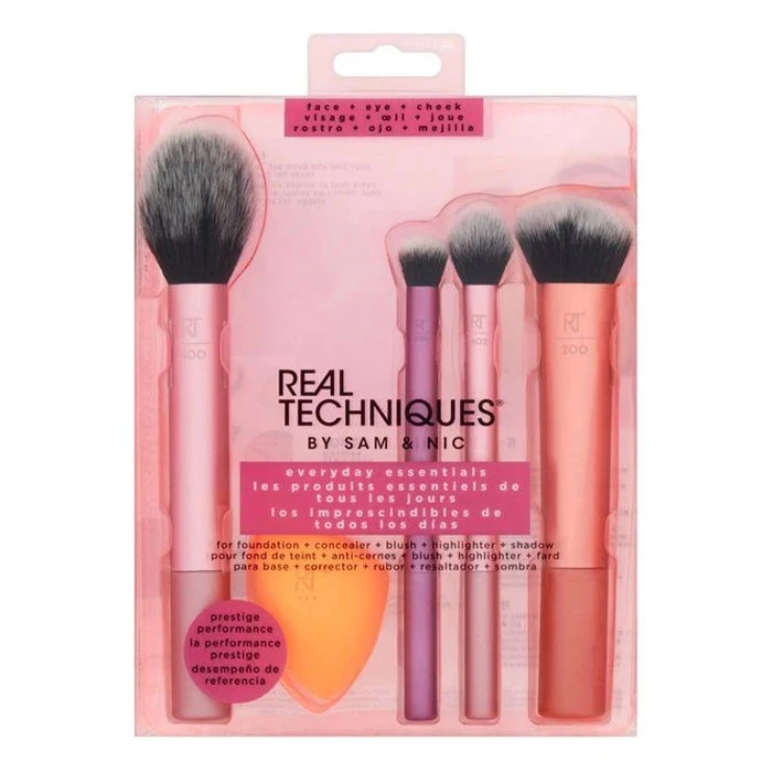 rail-technique-makeup-brush-set-and-pad ست براش و یک پد آرایشی ریل تکنیک