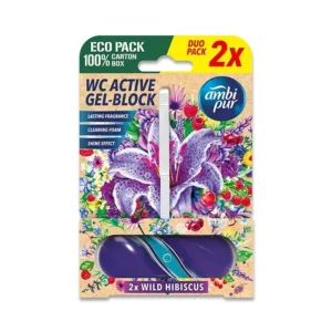 خوشبوکننده و جرمگیر دو قلو توالت فرنگی ambi pur رایحه هیبیسکوس وحشی 245 گرم