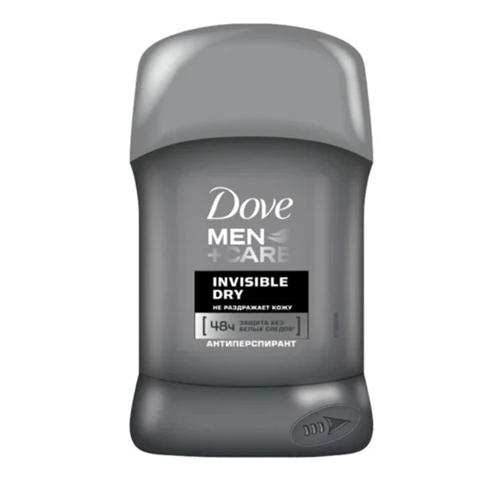 Dove Invisible Dry 48 Hour Men's Antiperspirant Soap Stick 50 ml استیک صابونی ضد تعریق مردانه 48 ساعته invisible dry داو 50 میل