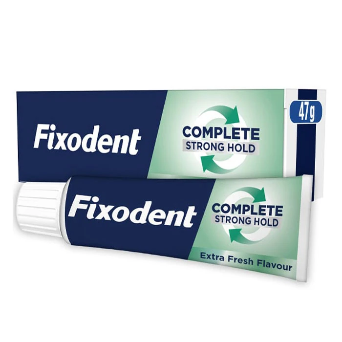 Fixodent Dental Adhesive EXTRA FRESH FLAVOR 47 g (1) چسب دندان فیکسودنت EXTRA FRESH FLAVOR 47 گرم