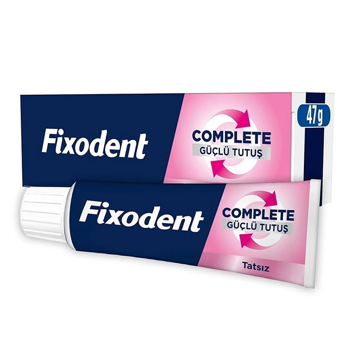 Fixodent Dental Adhesive NO FLAVOR 47 g (1) چسب دندان فیکسودنت NO FLAVOR 47 گرم
